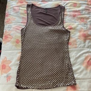 Maurices Medium Sequin Tank Top
